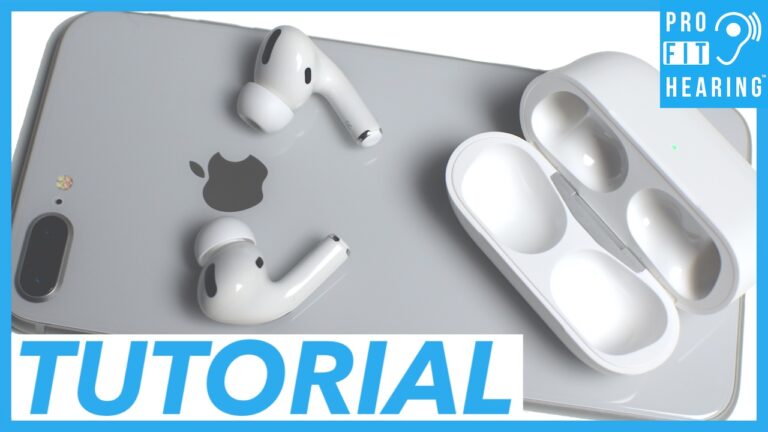 AirPods Pro Tutorial - How to set up AirPods Pro with iOS 14 - Pro Fit